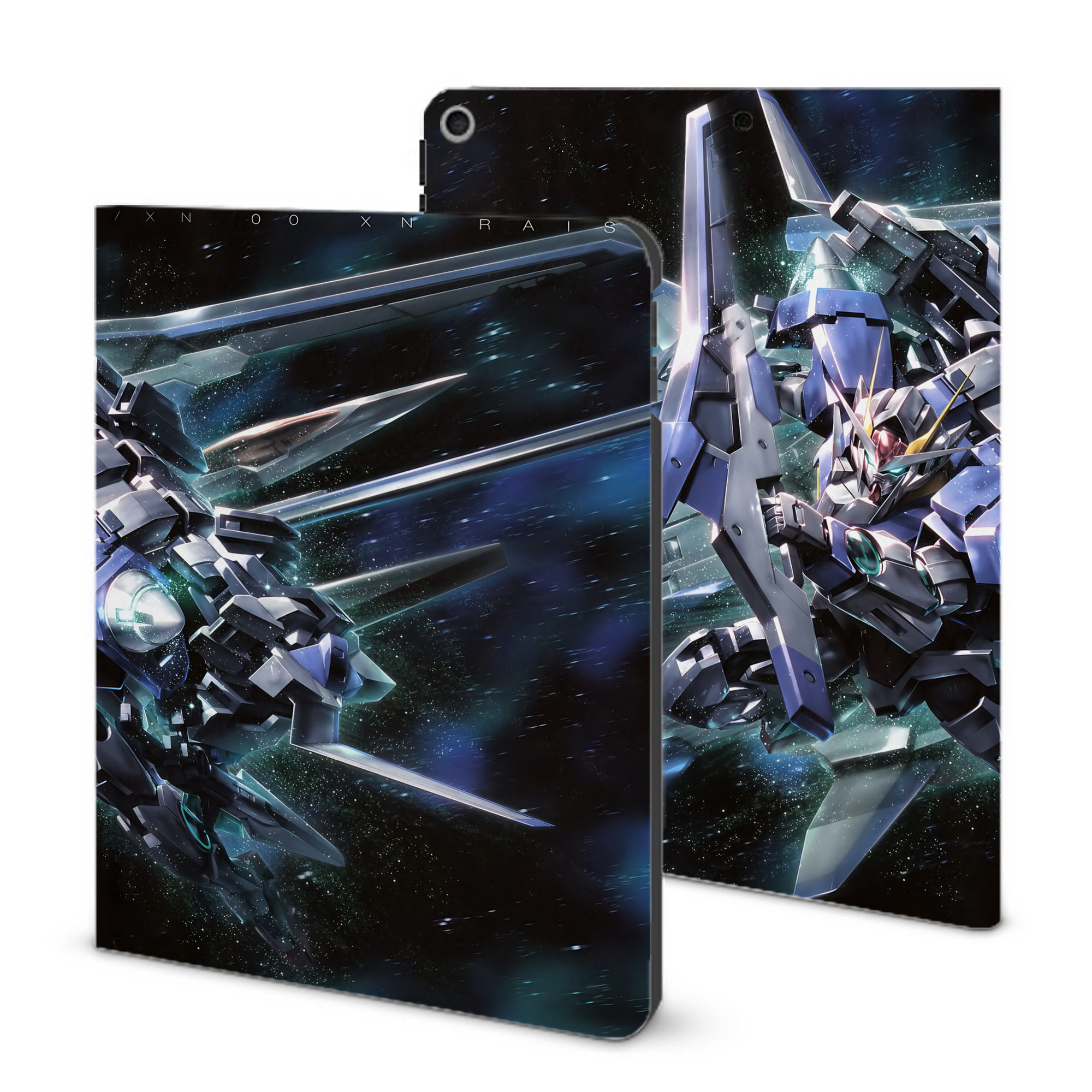（画像用） 機動戦士ガンダム Mobile Suit Gundam IPad ケース ブック型 PUレザー TPU 耐衝撃 軽量 薄型 ペン収納なし 全面保護 IPad 各モデル対応